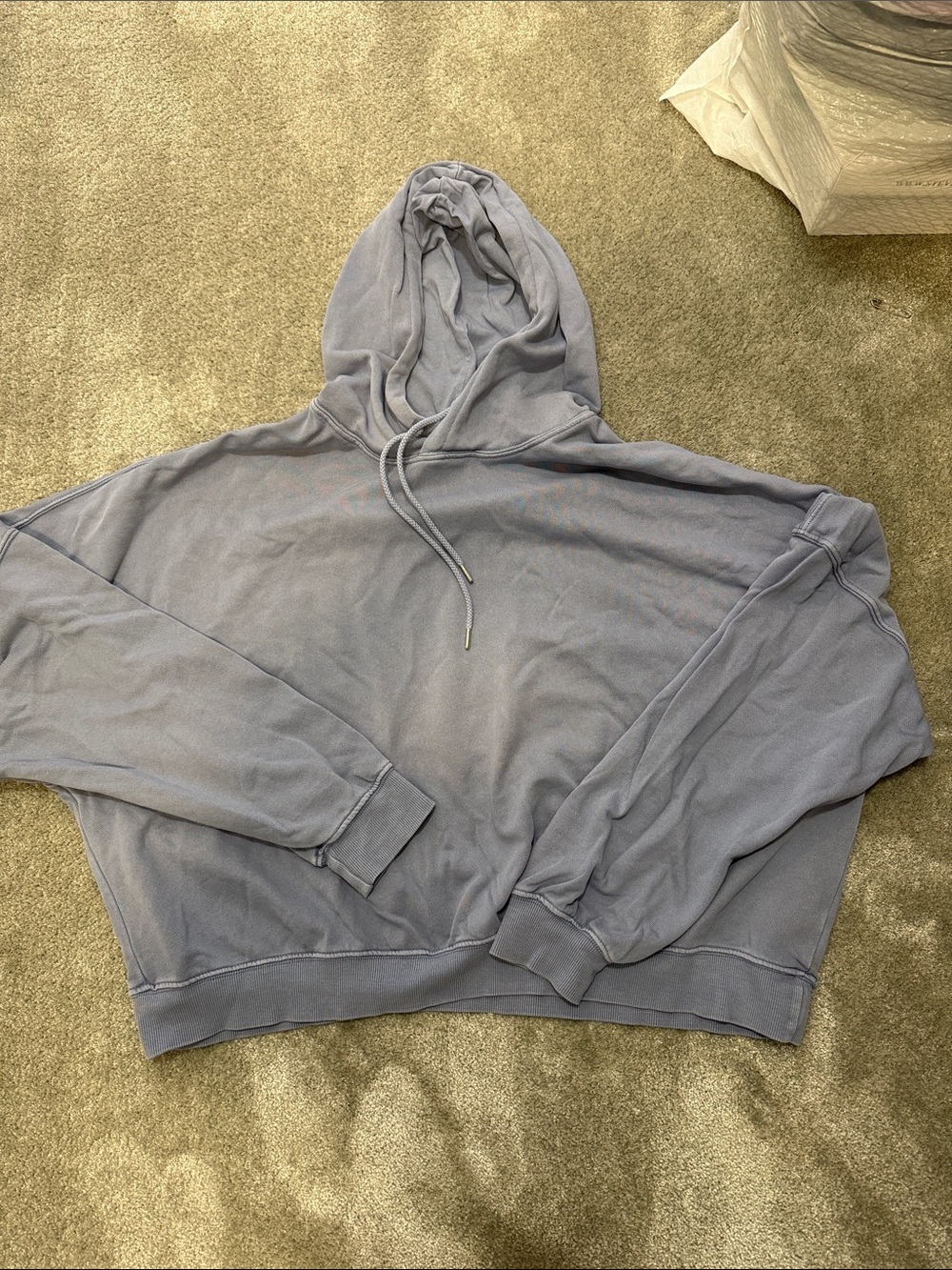 Cotton On Women’s Hoodie in Washed Light Blue-Gray